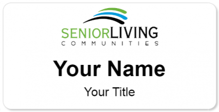 Custom name badges for Senior Living Communities