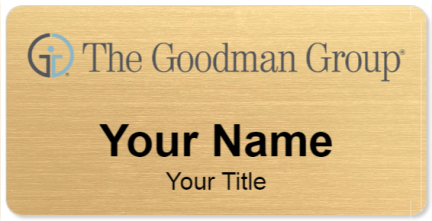 Custom name badges for The Goodman Group