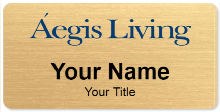 Custom name badges for Aegis Living