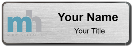 Custom name badges for Midwest Health