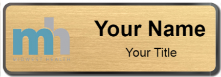 Custom name badges for Midwest Health