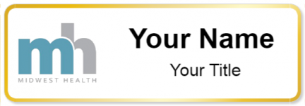 Custom name badges for Midwest Health
