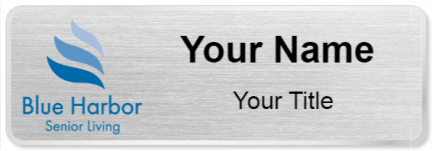 Custom name badges for Blue Harbor Senior Living