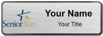 Custom name badges for Senior Star