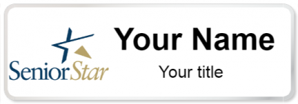 Custom name badges for Senior Star