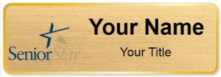 Custom name badges for Senior Star