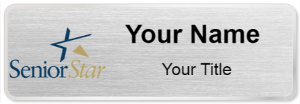 Custom name badges for Senior Star