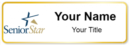 Custom name badges for Senior Star