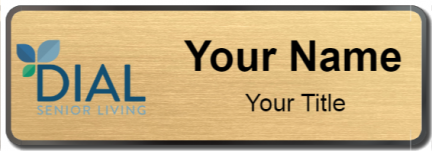 Custom name badges for Dial Retirement Communities