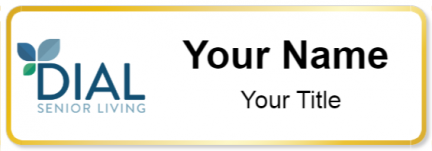 Custom name badges for Dial Retirement Communities
