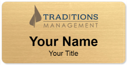 Custom name badges for Traditions Management