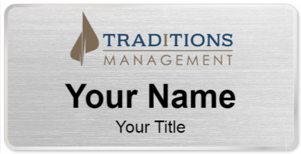 Custom name badges for Traditions Management