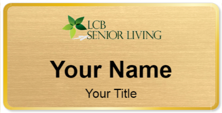 Custom name badges for LCB Senior Living