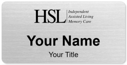 Custom name badges for Heritage Senior Living
