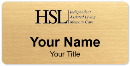 Custom name badges for Heritage Senior Living