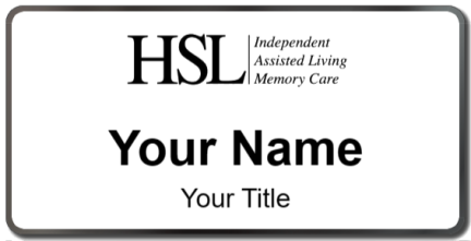 Custom name badges for Heritage Senior Living