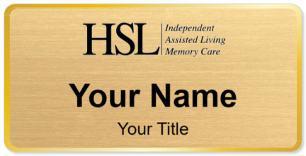 Custom name badges for Heritage Senior Living