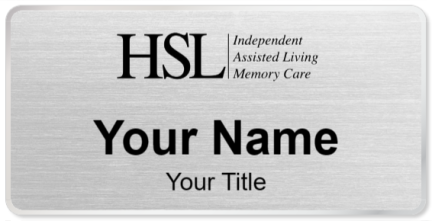 Custom name badges for Heritage Senior Living