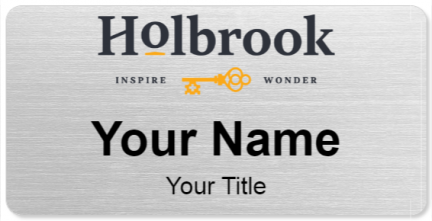 Custom name badges for Holbrook Life Management