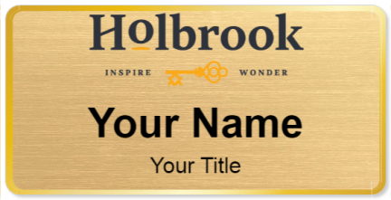 Custom name badges for Holbrook Life Management