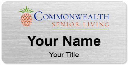 Custom name badges for Commonwealth Senior Living