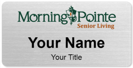 Custom name badges for Morning Pointe Senior Living