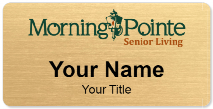 Custom name badges for Morning Pointe Senior Living