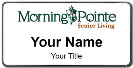 Custom name badges for Morning Pointe Senior Living
