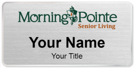 Custom name badges for Morning Pointe Senior Living