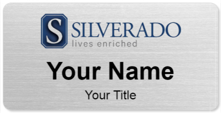 Custom name badges for Silverado Senior Living