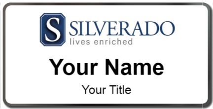 Custom name badges for Silverado Senior Living