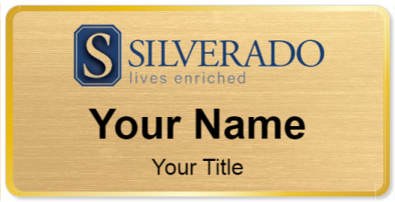 Custom name badges for Silverado Senior Living
