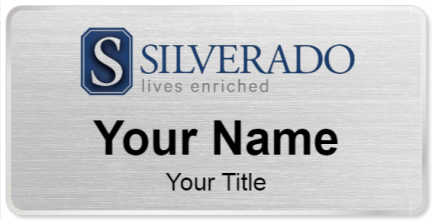 Custom name badges for Silverado Senior Living