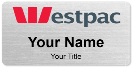 Custom name badges for Westpac