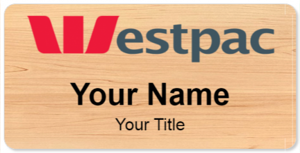 Custom name badges for Westpac