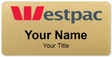 Custom name badges for Westpac