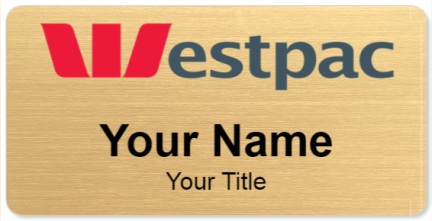 Custom name badges for Westpac