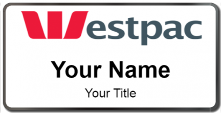 Custom name badges for Westpac
