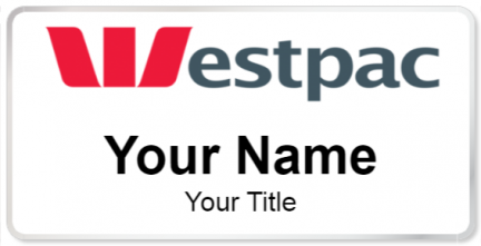 Custom name badges for Westpac