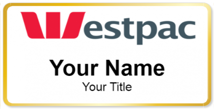 Custom name badges for Westpac