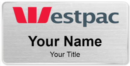Custom name badges for Westpac