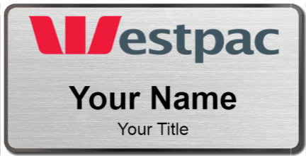 Custom name badges for Westpac