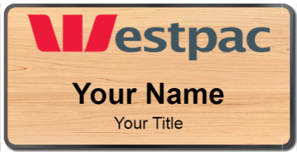 Custom name badges for Westpac