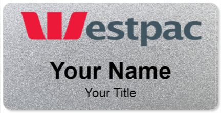 Custom name badges for Westpac