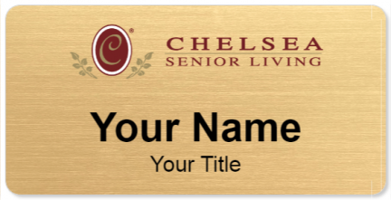 Custom name badges for Chelsea Senior Living