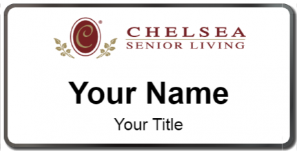 Custom name badges for Chelsea Senior Living