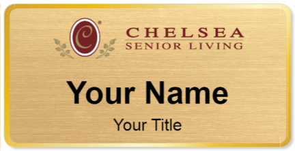 Custom name badges for Chelsea Senior Living