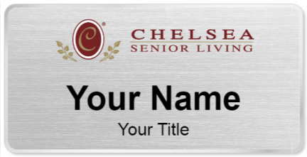 Custom name badges for Chelsea Senior Living
