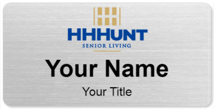 Custom name badges for HHHunt Senior Living