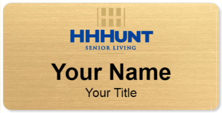 Custom name badges for HHHunt Senior Living